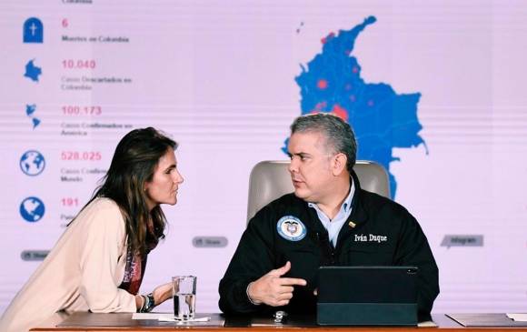 María Paula Correa ha estado al lado de Iván Duque desde agosto del año 2018, en el inicio de su gobierno. FOTO cortesía