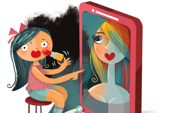 La hipersexualización es un tema del que hay que hablar a la hora de prevenir el abuso sexual infantil. Ilustración: Elena Ospina