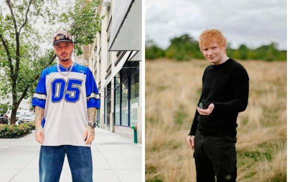 J Balvin y Ed Sheeran estrenarán sendos álbumes este mes. FOTO Cortesía
