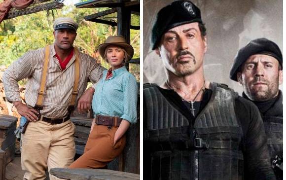 Las cintas Jungle Cruise y Los Indestructibles tendrán secuelas en la pantalla grande. FOTO Cortesía