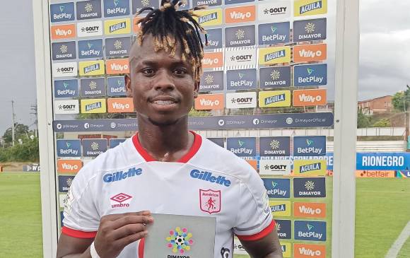 Dayner Quiñones fue elegido como el mejor jugador del partido. FOTO Dimayor