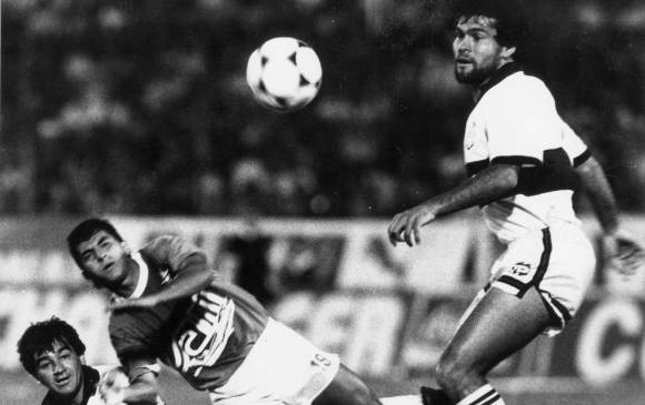 La última vez que Nacional se enfrentó al Olimpia fue en la semifinal de la Copa Libertadores de 1991. FOTO archivo ec