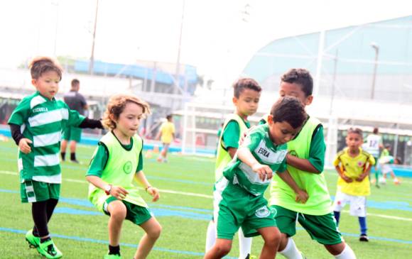 La Escuela recibe menores desde los 5 años y va hasta la sub-16 para un total de 15 categorías en servicio. FOTO cortesía liga 