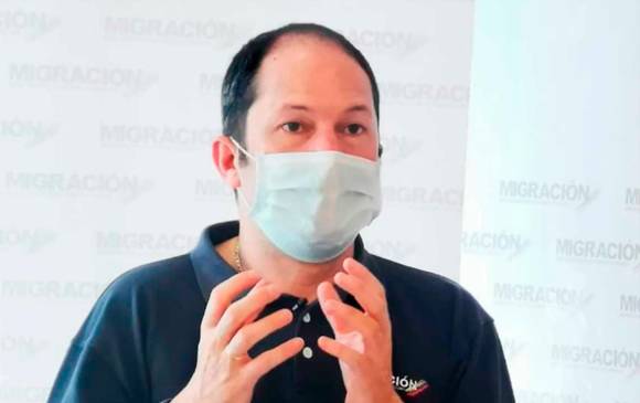 El director de Migración, Juan Francisco Espinosa, detalló que a agosto de 2021 se contabilizaron 1’841.390 venezolanos en Colombia. FOTO cortesía