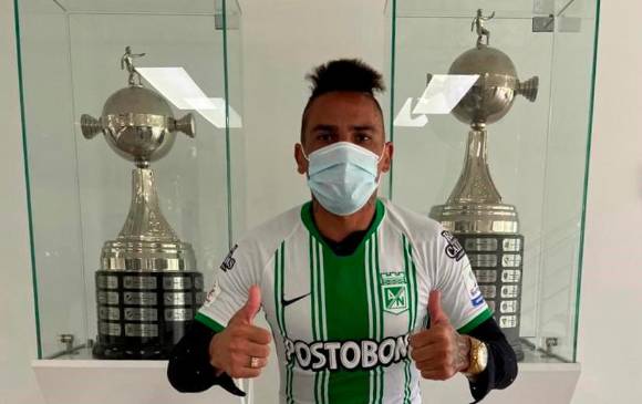 El uruguayo Jonathan Álvez ya tuvo un paso por el fútbol colombiano, cuando militó en Junior en 2018 jugó 17 encuentros y marcó un gol. FOTO CORTESÍA NACIONAL 