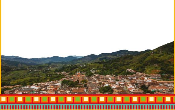 Panorámica de Jericó desde el mirador del Parque Natural Las Nubes. FOTO camilo suárez