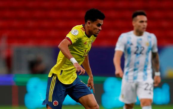 Luis Díaz fue el jugador colombiano más destacado en la Copa América, le marcó gol a los grandes, a Brasil y Argentina. FOTO EFE/Fernando Bizerra