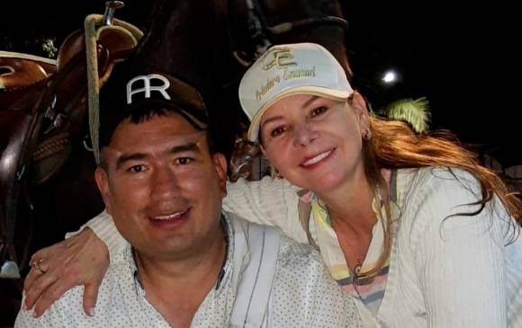 El concejal de Santo Domingo, Wilmar Alexánder Valencia y su esposa, Blanca Margarita Arismendi fueron víctimas de la creciente de la quebrada San Miguel. FOTO cortesía