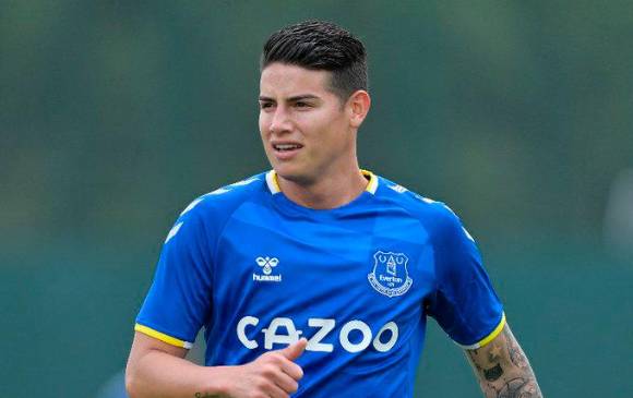 James Rodríguez. FOTO: TWITTER EVERTON