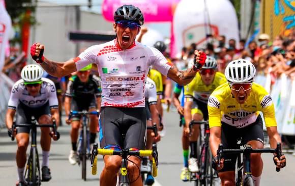 Óscar Quiroz, figura de la tercera etapa del Clásico RCN. FOTO Cortesía Anderson Bonilla-Ciclismo en Línea