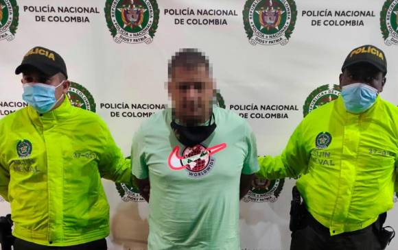 Alias “Piña”, según las autoridades, venía cometiendo homicidios desde 2006 y se le señala de asesinar a un taxista. FOTO CORTESÍA