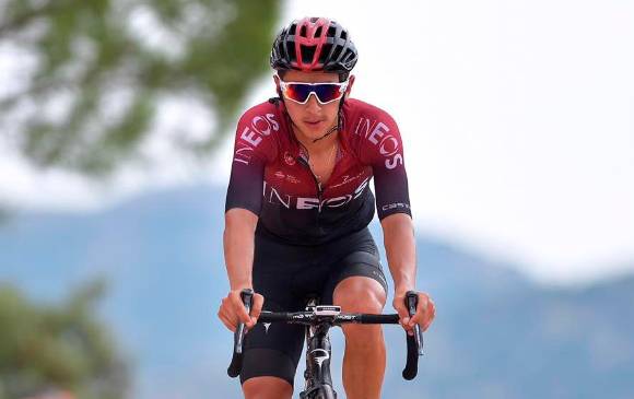 Sebastián Henao, de 27 años, ha sabido consolidarse en la máxima categoría del pedalismo mundial. En el Ineos ha hecho la veces de gregario y ha tenido libertades para figurar. FOTO CORTESÍA