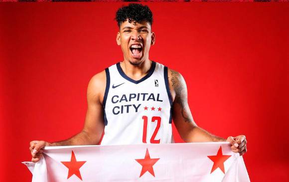 El colombiano fue exaltado por la página del Capital City como uno de los hombres valiosos en la victoria ante Lakeland Magic. FOTO TOMADA @CAPITAL CITY