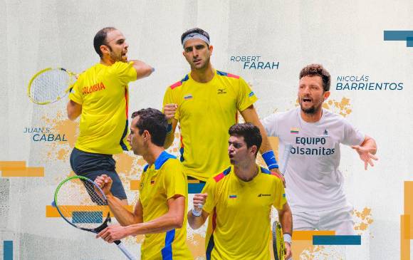 Colombia definió sus cartas para la Copa Davis que disputará el próximo mes ante Estados Unidos. FOTO CORTESÍA FEDECOLTENIS