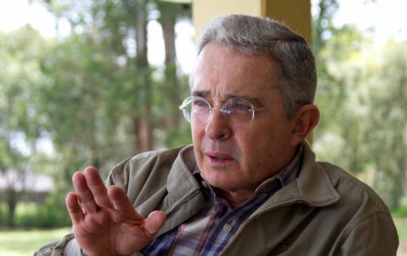 El expresidente Álvaro Uribe dijo que espera que en lo que resta del mandato del presidente Iván Duque se pueda recuperar a Arauca. FOTO: Esteban Vargas 