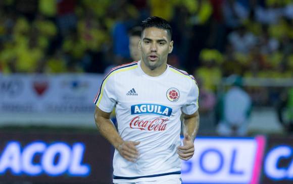 Un problema en su pierna derecha saca a Falcao de la convocatoria de Colombia para la Eliminatoria. FOTO JUAN ANTONIO SÁNCHEZ