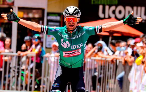 Álex Gil, una de las figuras del ciclismo colombiano. El antioqueño viene de ganar etapa en Clásica de El Carmen. FOTO COLPRENSA