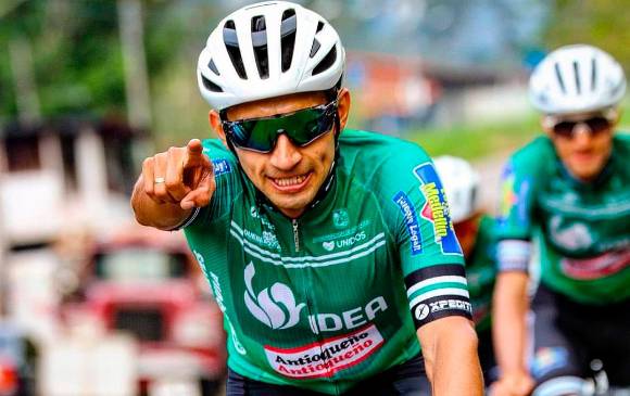 Marco Suesca viene de ser campeón de la montaña del Clásico RCN 2021. FOTO CORTESÍA ANDERSON BONILLA