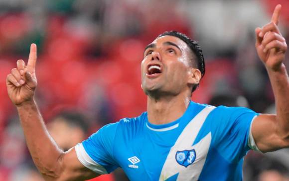 El Tigre celebrando su segundo tanto con el Rayo Vallecano. FOTO RAYO VALLECANO