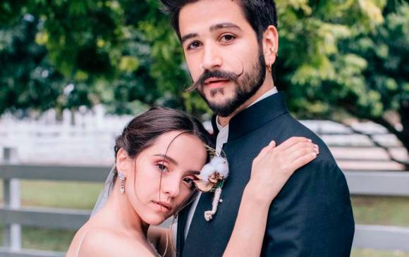 Camilo y Evaluna celebraron su boda en 2019. FOTO EFE.