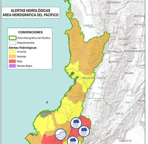 Alerta del IDEAM: lluvias seguirán y estas son las regiones más afectadas. Foto: IDEAM