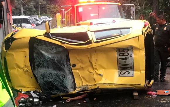 Accidente de tránsito deja una persona muerta en Medellín