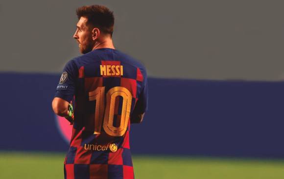 Lionel Messi, de 34 años de edad, sale por la puerta grande del Barcelona, equipo en el que dejó huella. FOTO EFE
