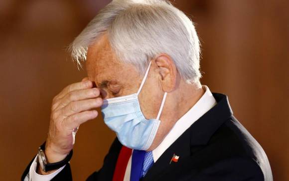 El segundo mandato de Piñera tiene un 68 % de desaprobación, según el Centro de Estudios Públicos. FOTO Getty