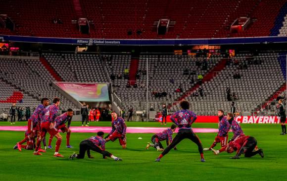 Los equipos alemanes jugarán a puerta cerrada lo que resta del año. Foto @FCBayernES