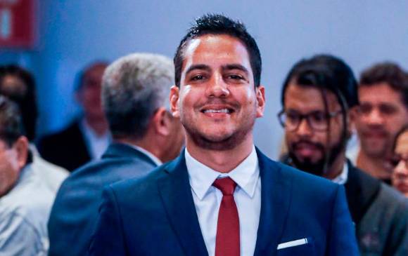 Álex Flórez es uno de los concejales más cercanos al alcalde Daniel Quintero. FOTO Jaime Pérez