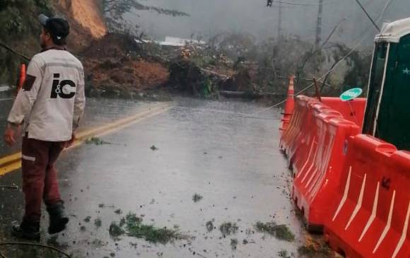 Vía a El Retiro y La Ceja está despejada, pero permanece cerrada