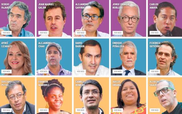 De todas las corrientes: así son los 15 precandidatos que se disputan las consultas presidenciales