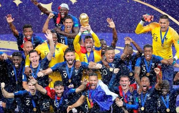 Francia fue la selección campeona en el Mundial de Rusia 2018. FOTO EFE 