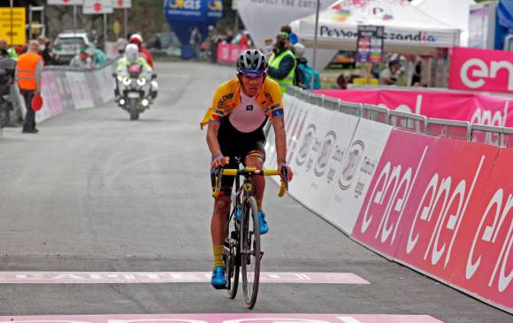 Peña es otra promesa del ciclismo colombiano. Ya tiene ofertas del exterior. Es dos veces campeón de la Vuelta de la Juventud. Buscará más lucimiento en Italia. FOTO CORTESÍA luis barbosa