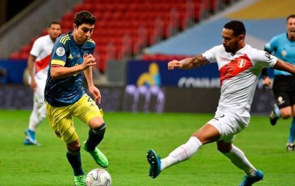 Stefan Medina participó del encuentro del tercer puesto de la Copa América de Brasil 2021 entre la Selección Colombia y Perú. FOTO INSTAGRAM STEFAN MEDINA 