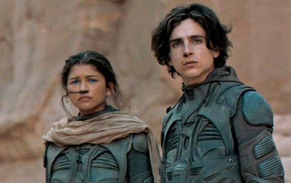 Zendaya y Timothée Chalamet hacen parte del elenco de Duna. FOTO Cortesía