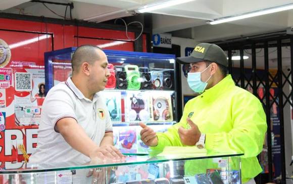 Con acompañamiento a los comerciantes, las autoridades han logrado reducir delitos como el hurto y especialmente los de al impacto, como el homicidio. FOTO CORTESÍA
