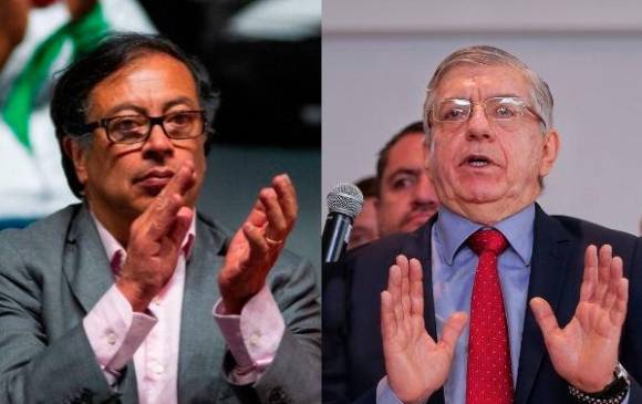 César Gaviria y Gustavo Petro han estado en sectores opuestos durante su carrera política. Fotos: Colprensa