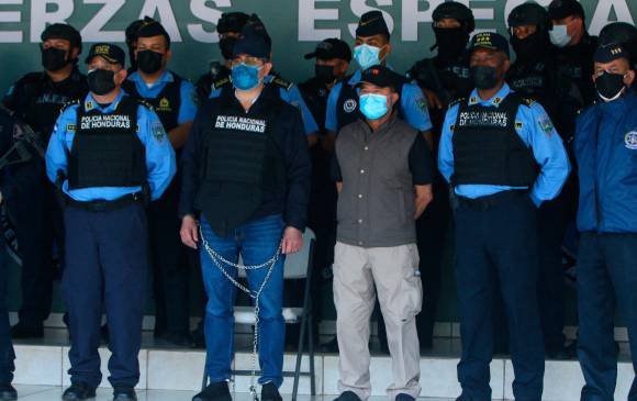 El expresidente de Honduras, Juan Orlando Hernández, fue capturado y sería extraditado a Estados Unidos. FOTO efe
