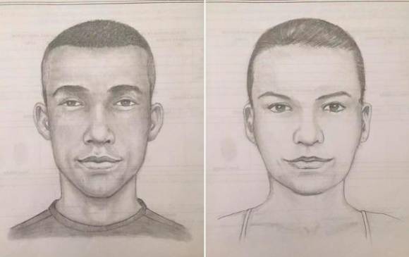 Estos son los nuevos retratos hablados de los supuestos responsables del atentado en Cúcuta. Imagen: Cortesía