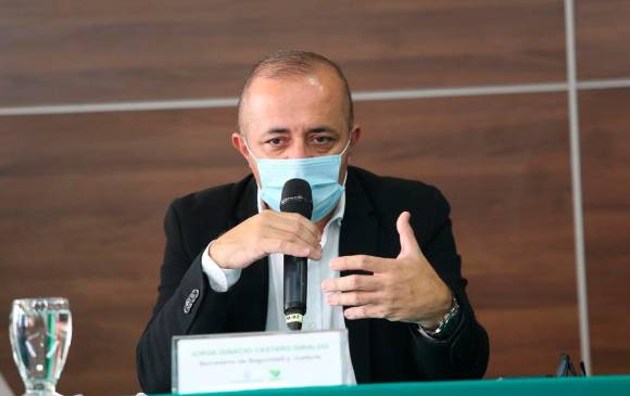 Jorge Ignacio Castaño Giraldo es Ingeniero y especialista en mediación de conflictos. Se desempeña como secretario de Seguridad y Justicia de Antioquia desde el 1 de febrero de 2021, fecha en que se creó esa dependencia. FOTO cortesía gobernación de antioquia