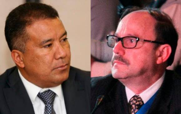 El gobernador actual de Arauca, José Facundo Castillo, y el exgobernador Ricardo Alvarado.