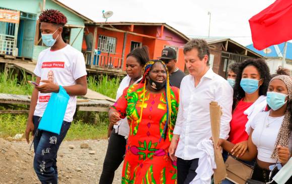 El candidato recibió el aval de su partido en Riosucio, Chocó. FOTO: NUEVO LIBERALISMO. 