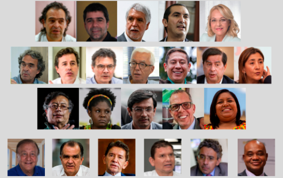 Tras las consultas se reducirán los candidatos presidenciales. FOTO ARCHIVO Y COLPRENSA