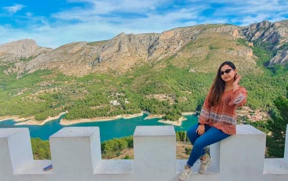 Manuela Granada obtuvo beca para estudiar en España. Foto: Cortesía 