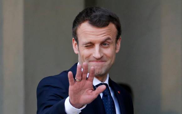 El presidente de Francia Emmanuel Macron buscará la reelección. FOTO GETTY