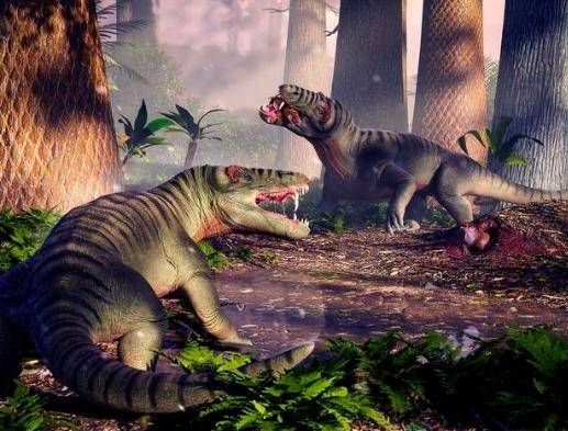 Reconstrucción artística del Pampaphoneus biccai. FOTO: Marcio Castro, Europa Press