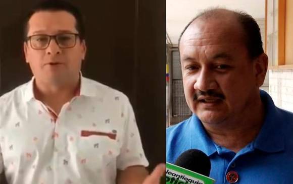 De blanco, Carlos Alberto Arcila. A su lado, Julio César Rengifo. FOTO Cortesía 