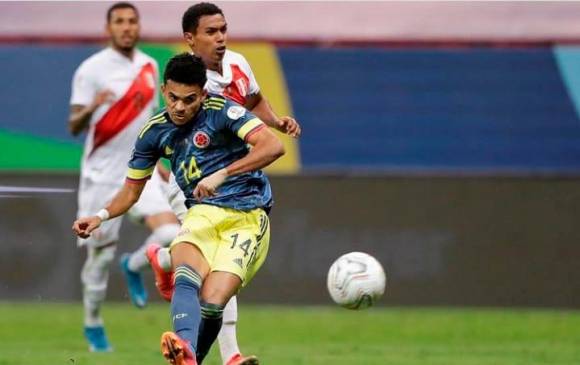 Luis Díaz marcó dos anotaciones en el último juego entre Colombia y Perú. FOTO INSTAGRAM LUIS DÍAZ 
