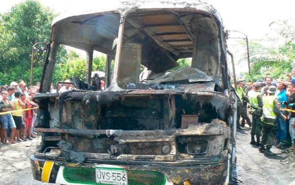 33 víctimas dejó la explosión del bus lleno de niños en Fundación, Magdalena. FOTO COLPRENSA